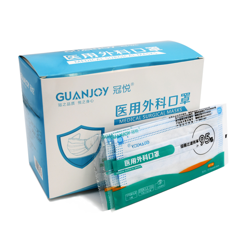 冠悅口罩，三層防護，呼吸自由！